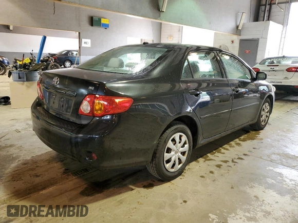 2010 Toyota Corolla with VIN JTDBU4EE2A9119061, listed as a Copart auction lot 55484173 with 290,950 mi miles and Salvage Title. Bid and sale history available at carsss.com. Image 3.
