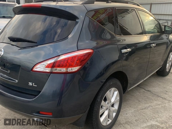 2013 Nissan Murano S with VIN JN8AZ1MU1DW206397, listed as a Copart auction lot 87551185 with 182,215 mi miles and Salvage Title. Bid and sale history available at carsss.com. Image 4.
