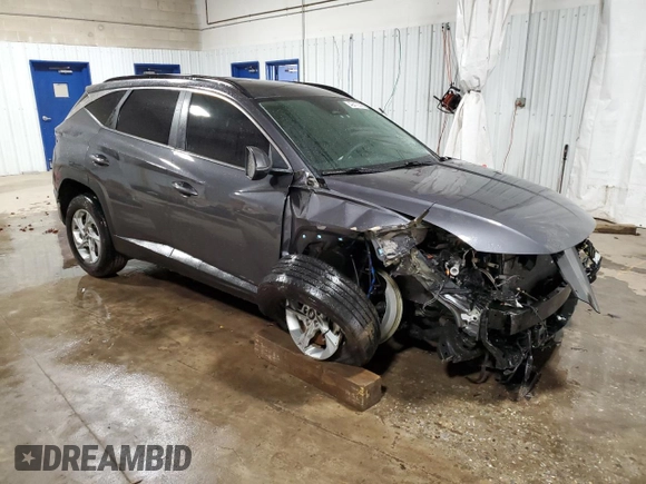 2022 Hyundai Tucson SEL with VIN KM8JB3AE0NU066098, listed as a Copart auction lot 49412145 with 103,406 mi miles and Salvage Title. Bid and sale history available at carsss.com. Image 4.