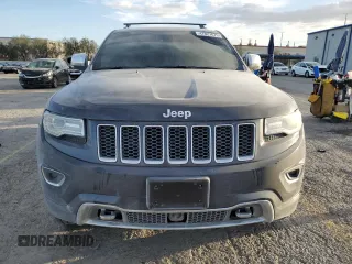 2014 Jeep Grand Cherokee Overland with VIN 1C4RJFCT4EC506790, listed as a Copart auction lot 47827675 with 163,511 mi miles and Salvage Title. Bid and sale history available at DreamBid. Image 5.