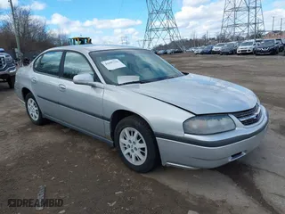 2002 Chevrolet Impala with VIN 2G1WF52E829371942, listed as a IAAI auction lot 41697536 with 139,828 mi miles. Bid and sale history available at carsss.com. Image 1.