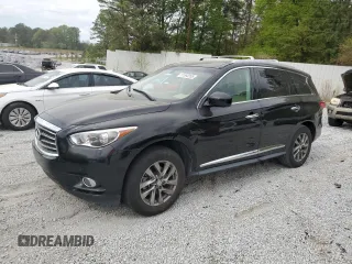 2013 Infiniti JX35 with VIN 5N1AL0MM3DC348710, listed as a Copart auction lot 51893205 with 161,003 mi miles and Clean Title. Bid and sale history available at carsss.com. Image 1.