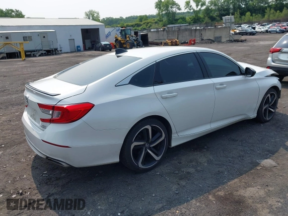2021 Honda Accord Sport with VIN 1HGCV2F38MA027279, listed as a IAAI auction lot 42452235 with 58,180 mi miles and . Bid and sale history available at DreamBid. Image 4.