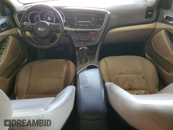 2014 Kia Optima LX with VIN 5XXGM4A71EG306765, listed as a Copart auction lot 45578065 with 169,820 mi miles and Salvage Title. Bid and sale history available at carsss.com. Image 8.