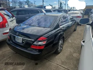2007 Mercedes-Benz S 550 with VIN WDDNG71XX7A072453, listed as a Copart auction lot 84865234 with 155,116 mi miles and Clean Title. Bid and sale history available at DreamBid. Image 4.