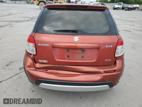 2009 Suzuki SX4 Man Touring Pkg AWD with VIN JS2YB417096202868, listed as a Copart auction lot 62239544 with 0 mi miles and Salvage Title. Bid and sale history available at carsss.com. Image 6.