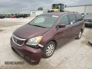 2010 Honda Odyssey EX z VIN 5FNRL3H47AB003195, wystawiony jako Copart lot #57234555 z przebiegiem 290 475 mil mil oraz Szkoda całkowita • Salvage title. Historia ofert i sprzedaży dostępna na DreamBid. Obrazek 1.