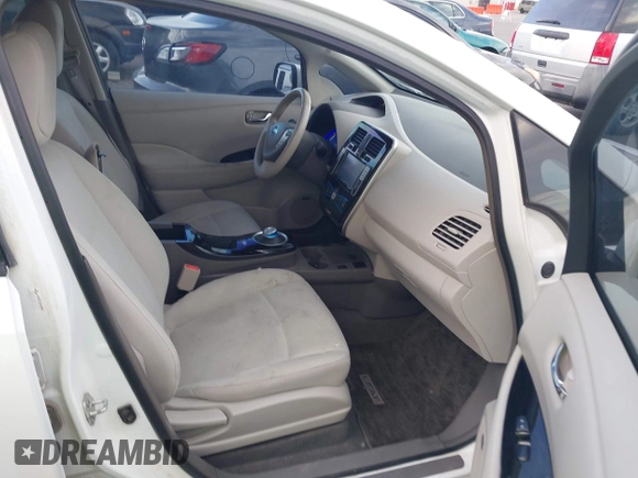2013 Nissan LEAF SL with VIN 1N4AZ0CP2DC411719, listed as a IAAI auction lot 42455433 with 70,701 mi miles and . Bid and sale history available at DreamBid. Image 5.