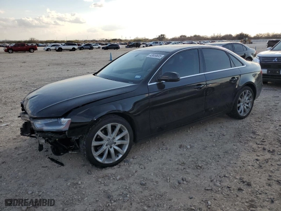 2013 Audi A4 Premium Plus with VIN WAUEFAFL3DN009678, listed as a Copart auction lot 43859695 with 169,931 mi miles and Clean Title. Bid and sale history available at carsss.com. Image 1.