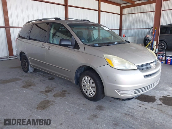 2005 Toyota Sienna CE with VIN 5TDZA23C35S328054, listed as a IAAI auction lot 42131396 with 192,443 mi miles. Bid and sale history available at carsss.com. Image 1.