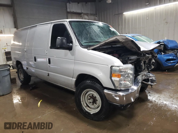 2013 Ford Econoline Cargo Commercial with VIN 1FTNE1EW0DDA38286, listed as a Copart auction lot 81737604 with Not provided miles and Non repairable. Bid and sale history available at DreamBid. Image 4.