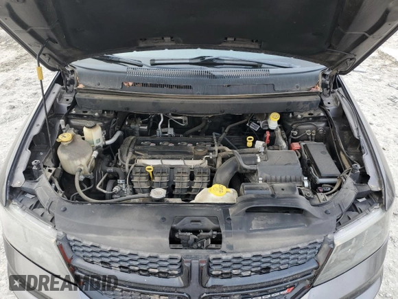 2017 Dodge Journey SE with VIN 3C4PDCAB2HT701139, listed as a Copart auction lot 43537005 with 76,530 mi miles and Salvage Title. Bid and sale history available at DreamBid. Image 12.