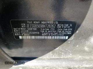 2008 Subaru Forester X с VIN JF1SG65698H728262, выставлен на аукционе Copart как лот 81413544 с пробегом Не указан миль и Списание • Salvage title. История ставок и продаж доступна на DreamBid. Изображение 13.