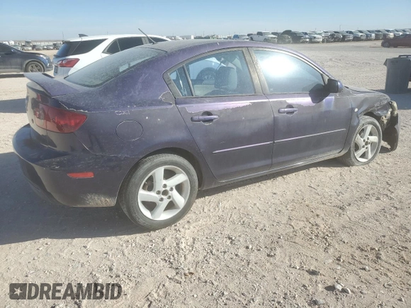 2005 Mazda 3 i with VIN JM1BK12F851220563, listed as a Copart auction lot 49443555 with 170,073 mi miles and Salvage Title. Bid and sale history available at DreamBid. Image 3.
