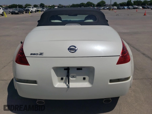 2007 Nissan 350Z Touring with VIN JN1BZ36A57M650920, listed as a Copart auction lot 61570834 with Not Provided miles and Salvage Title. Bid and sale history available at DreamBid. Image 6.