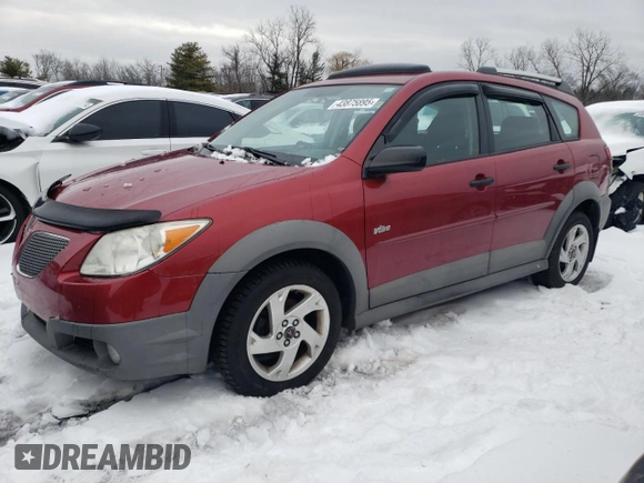 2006 Pontiac Vibe with VIN 5Y2SM65826Z438666, listed as a Copart auction lot 43875895 with 150,839 mi miles and Clean Title. Bid and sale history available at carsss.com. Image 1.