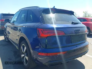 2024 Audi Q5 S line Premium Plus with VIN WA1EAAFY2R2096702, listed as a IAAI auction lot 42138912 with 10,500 mi miles and . Bid and sale history available at DreamBid. Image 3.