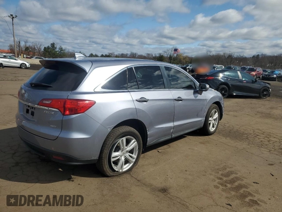 2015 Acura RDX Tech Pkg with VIN 5J8TB4H51FL011998, listed as a Copart auction lot 49601635 with 68,374 mi miles and Salvage Title. Bid and sale history available at carsss.com. Image 3.