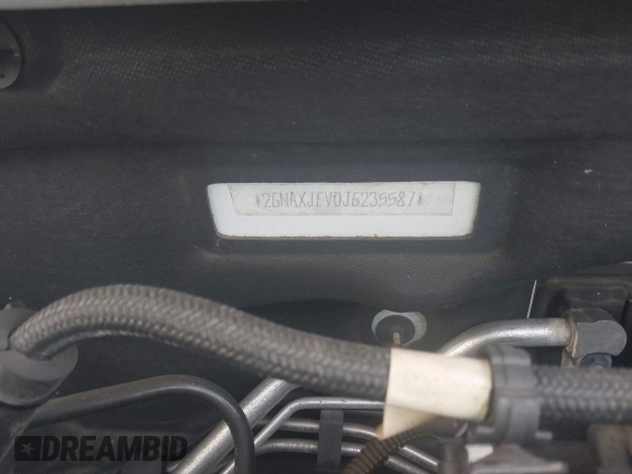 2018 Chevrolet Equinox LT with VIN 2GNAXJEV0J6235587, listed as a IAAI auction lot 42083262 with 120,974 mi miles and . Bid and sale history available at DreamBid. Image 19.