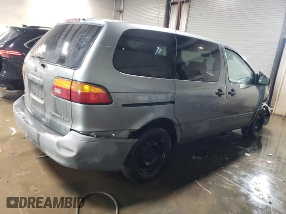 2000 Toyota Sienna CE with VIN 4T3GF19C5YU198002, listed as a Copart auction lot 44266795 with 180,178 mi miles and Salvage Title. Bid and sale history available at carsss.com. Image 3.