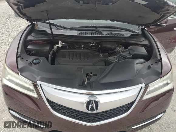 2015 Acura MDX with VIN 5FRYD4H29FB015576, listed as a Copart auction lot 63522315 with 66,884 mi miles and Salvage title. Bid and sale history available at DreamBid. Image 11.