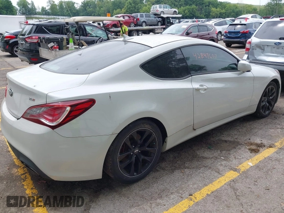 2013 Hyundai Genesis Coupe 2.0T with VIN KMHHT6KD2DU099816, listed as a IAAI auction lot 42847607 with 79,485 mi miles and . Bid and sale history available at DreamBid. Image 4.