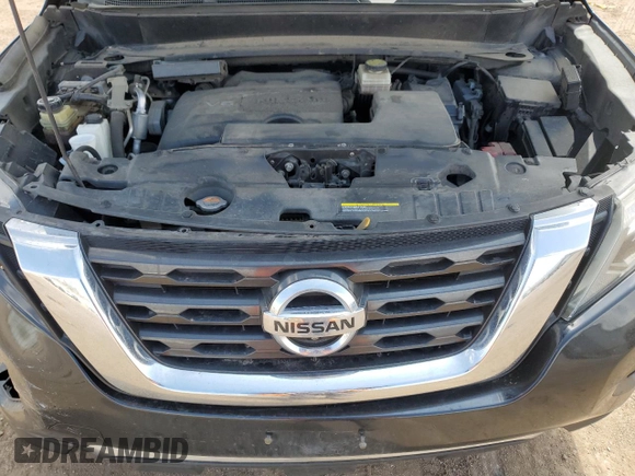 2017 Nissan Pathfinder SL with VIN 5N1DR2MM4HC691314, listed as a Copart auction lot 52129145 with 106,192 mi miles and Salvage Title. Bid and sale history available at carsss.com. Image 13.