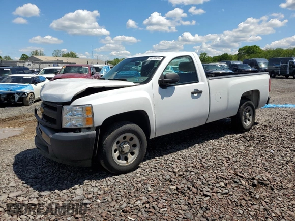 2012 Chevrolet Silverado 1500 Work Truck with VIN 1GCNCPEX9CZ229238, listed as a Copart auction lot 54558435 with 104,993 mi miles and Salvage Title. Bid and sale history available at DreamBid. Image 1.