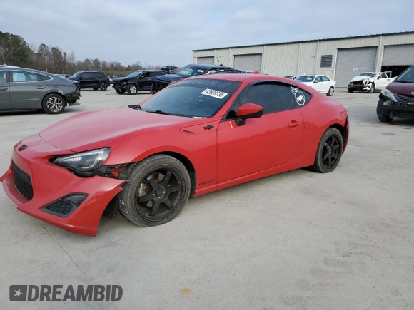 2016 Scion FR-S with VIN JF1ZNAA18G8704454, listed as a Copart auction lot 43899335 with 69,744 mi miles and Salvage Title. Bid and sale history available at carsss.com. Image 1.