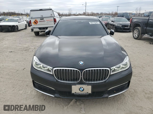 2016 BMW 7 Series 750i z VIN WBA7F0C51GGL99505, wystawiony jako Copart lot #49775245 z przebiegiem 46 703 mil mil oraz Szkoda całkowita • Salvage title. Historia ofert i sprzedaży dostępna na DreamBid. Obrazek 5.