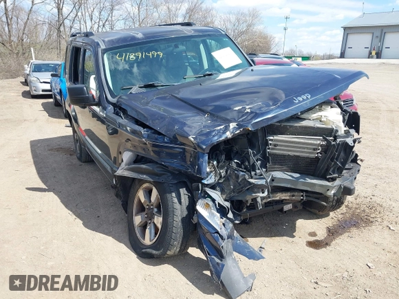 2008 Jeep Liberty Sport with VIN 1J8GN28K08W131786, listed as a IAAI auction lot 41891499 with 192,530 mi miles. Bid and sale history available at carsss.com. Image 1.