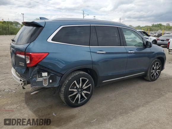 2020 Honda Pilot Touring 7-Passenger with VIN 5FNYF6H64LB022022, listed as a Copart auction lot 56210385 with Not provided miles and Salvage title. Bid and sale history available at DreamBid. Image 3.