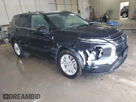 2024 Mitsubishi Outlander ES z VIN JA4J3UA84RZ074662, wystawiony jako Copart lot #55206415 z przebiegiem 17 170 mil mil oraz Czysty tytuł • Clean title. Historia ofert i sprzedaży dostępna na DreamBid. Obrazek 4.
