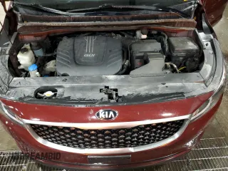 2016 Kia Sedona LX with VIN KNDMB5C17G6112900, listed as a Copart auction lot 66140554 with 208,132 mi miles and Salvage Title. Bid and sale history available at carsss.com. Image 12.