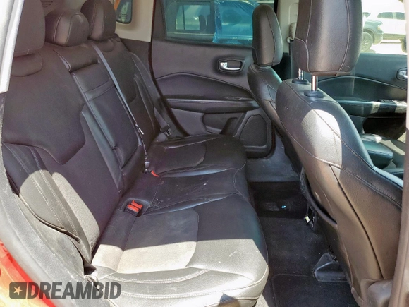 2018 Jeep Compass Latitude with VIN 3C4NJCBB7JT300156, listed as a Copart auction lot 58163375 with 84,702 mi miles and Salvage title. Bid and sale history available at DreamBid. Image 11.