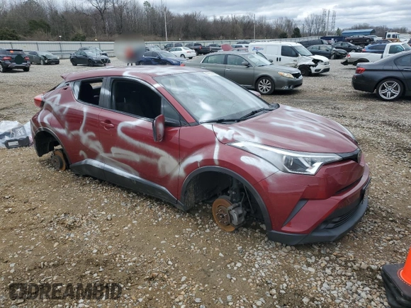 2019 Toyota C-HR XLE with VIN JTNKHMBX4K1026225, listed as a Copart auction lot 47932385 with 83,631 mi miles and Salvage Title. Bid and sale history available at DreamBid. Image 4.