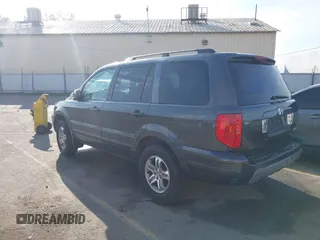 2005 Honda Pilot EX-L with RES with VIN 2HKYF18645H506134, listed as a IAAI auction lot 41169408 with 183,979 mi miles. Bid and sale history available at carsss.com. Image 3.
