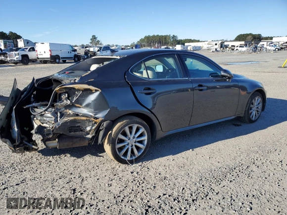 2009 Lexus IS 250 with VIN JTHCK262195031509, listed as a Copart auction lot 45559355 with Not Provided miles and Salvage Title. Bid and sale history available at carsss.com. Image 3.