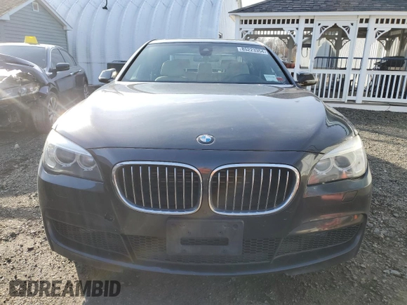 2014 BMW 7 Series 750i xDrive with VIN WBAYB6C58ED224525, listed as a Copart auction lot 85223354 with 132,892 mi miles and Clean Title. Bid and sale history available at carsss.com. Image 5.