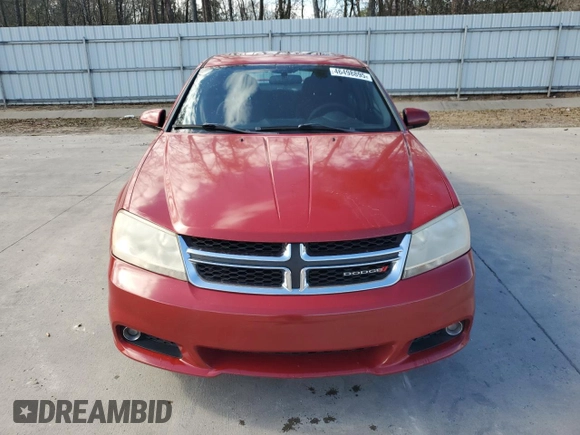 2012 Dodge Avenger SXT Plus with VIN 1C3CDZEG4CN309865, listed as a Copart auction lot 46498895 with 163,781 mi miles and Salvage Title. Bid and sale history available at carsss.com. Image 5.