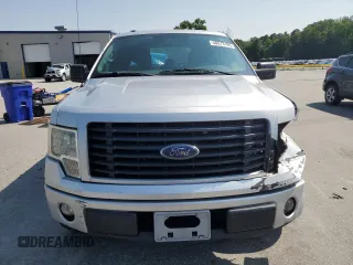 2014 Ford F-150 XL with VIN 1FTEW1CM6EFC60478, listed as a Copart auction lot 58873165 with 126,414 mi miles and Salvage title. Bid and sale history available at DreamBid. Image 5.