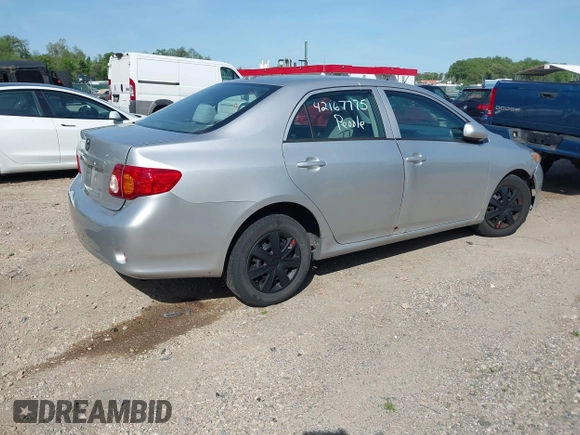 2010 Toyota Corolla with VIN 1NXBU4EE6AZ243293, listed as a IAAI auction lot 42167775 with 221,328 mi miles. Bid and sale history available at carsss.com. Image 4.