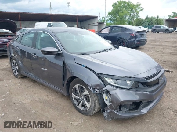 2020 Honda Civic LX z VIN 2HGFC2F62LH547412, wystawiony jako IAAI lot #42254847 z przebiegiem 62 519 mil mil oraz . Historia ofert i sprzedaży dostępna na DreamBid. Obrazek 1.