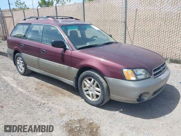 2000 Subaru Legacy Outback with VIN 4S3BH6659Y6663406, listed as a IAAI auction lot 42095144 with 270,836 mi miles and . Bid and sale history available at DreamBid. Image 1.