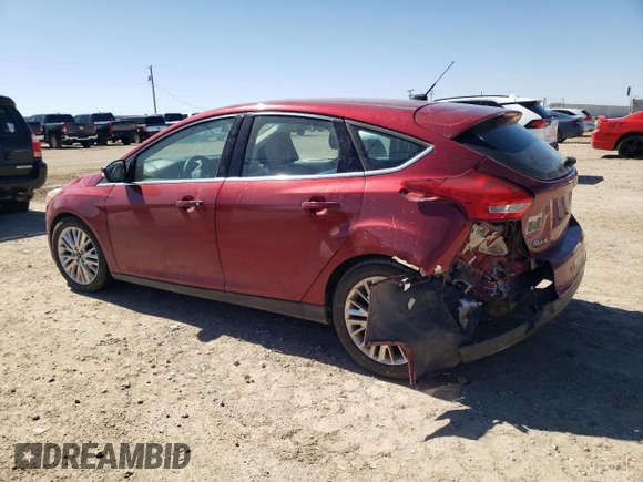 2017 Ford Focus Titanium with VIN 1FADP3N23HL268209, listed as a Copart auction lot 48668865 with 107,339 mi miles and Salvage Title. Bid and sale history available at carsss.com. Image 2.