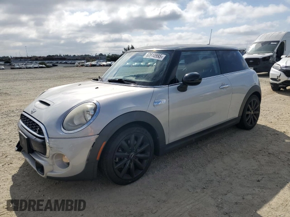 2016 MINI Hardtop S with VIN WMWXP7C54G2A42969, listed as a Copart auction lot 53910995 with 92,207 mi miles and Salvage title. Bid and sale history available at DreamBid. Image 1.