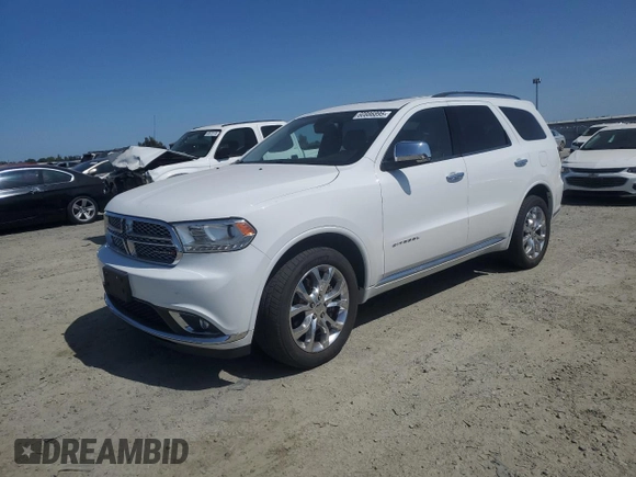 2016 Dodge Durango Citadel z VIN 1C4RDJEG8GC393293, wystawiony jako Copart lot #60886895 z przebiegiem 103 555 mil mil oraz Czysty tytuł • Clean title. Historia ofert i sprzedaży dostępna na DreamBid. Obrazek 1.