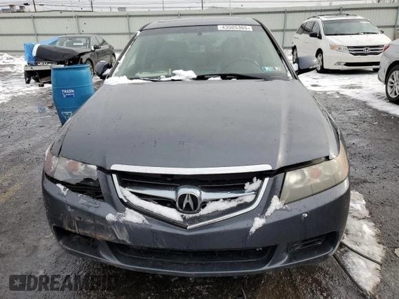 2004 Acura TSX with VIN JH4CL96894C013094, listed as a Copart auction lot 43505365 with 148,259 mi miles and Salvage title. Bid and sale history available at DreamBid. Image 5.