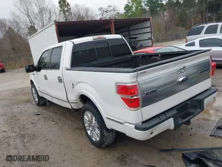 2013 Ford F-150 XL with VIN 1FTFW1CT1DFB27539, listed as a IAAI auction lot 41524711 with 210,664 mi miles. Bid and sale history available at carsss.com. Image 3.
