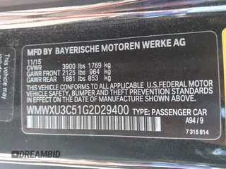 2016 MINI Hardtop 4 Door S z VIN WMWXU3C51G2D29400, wystawiony jako IAAI lot #42064309 z przebiegiem 85 021 mil mil oraz . Historia ofert i sprzedaży dostępna na DreamBid. Obrazek 9.
